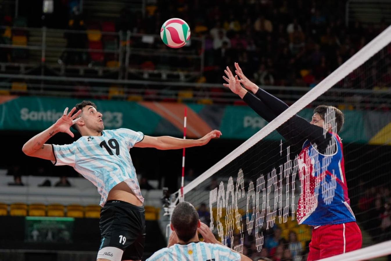 Triunfo de la Selección Argentina de Vóley en el debut de los Juegos Panamericanos