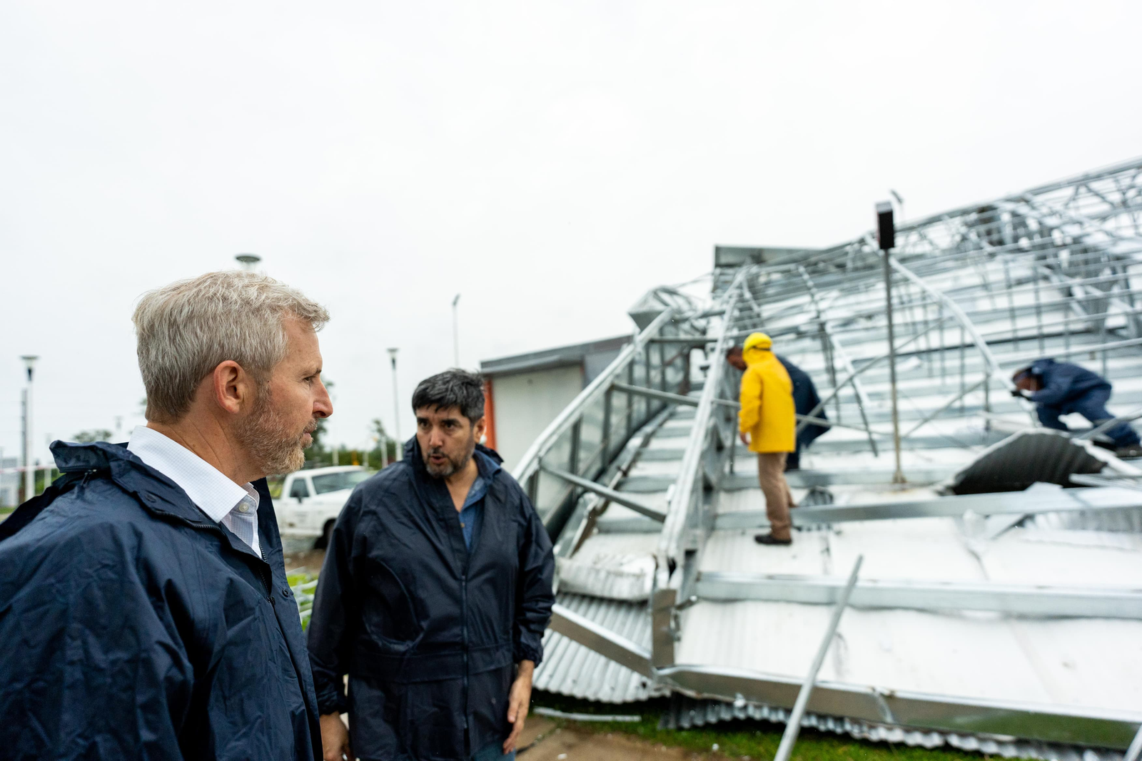 Frigerio recorrió las zonas afectadas en Villaguay tras el temporal