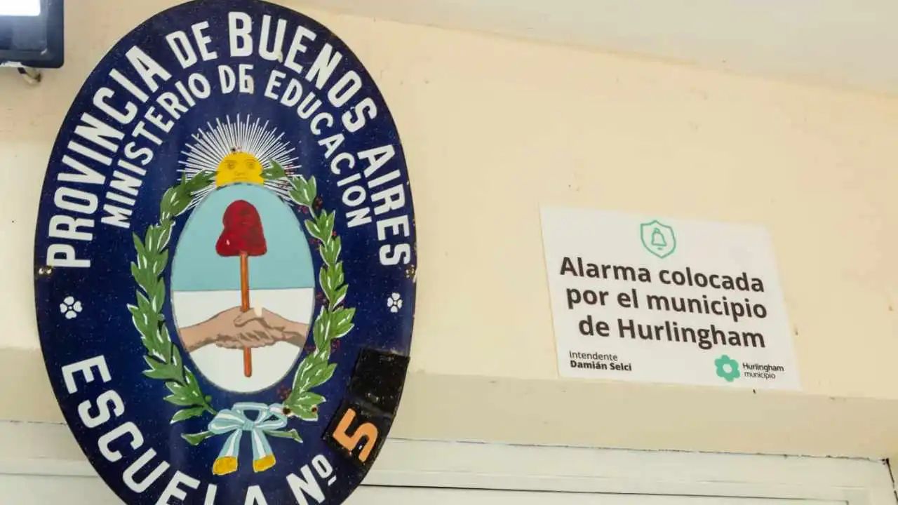 Hurlingham: El 100% de las escuelas ya cuentan con alarmas