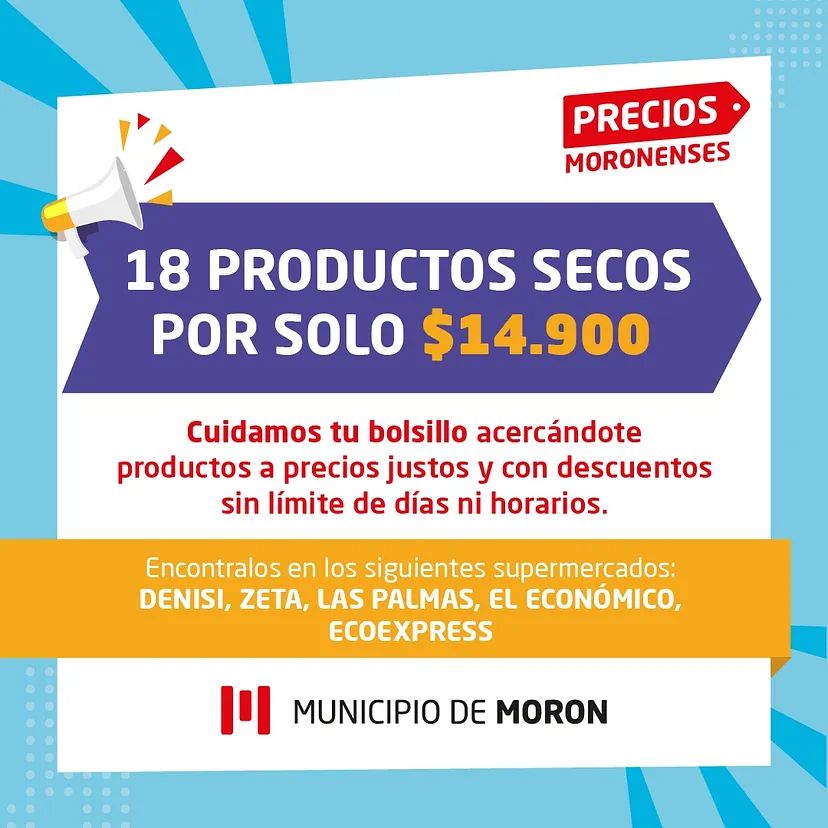 Morón extiende las estrategias para enfrentar a la inflación