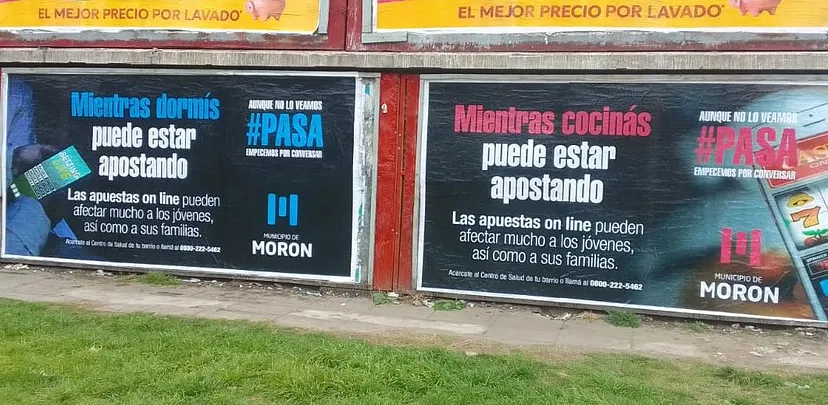 El Municipio de Morón lanzó una campaña de prevención de la ciberludopatía
