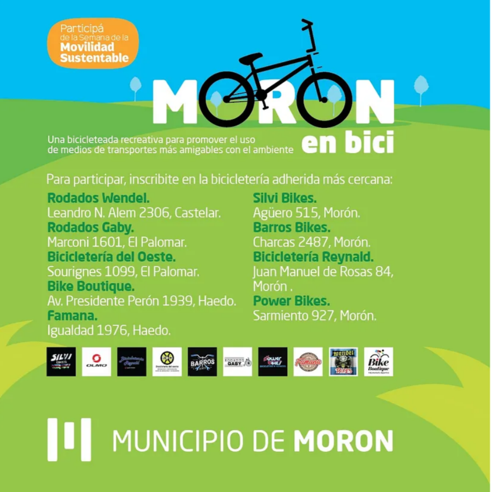 Llega una nueva edición de «Morón en Bici»
