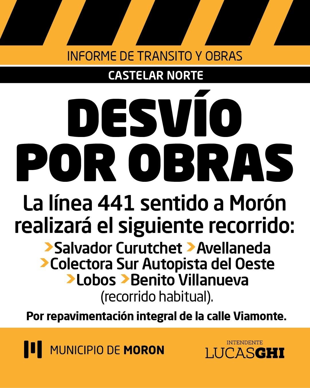 Continúan los trabajos de repavimentación en todo Morón