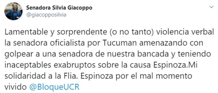 Debate con escándalo: una senadora peronista le dijo a una opositora que la daría “un chirlo”